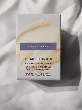 Fenty Beauty Thicc N Smooth Rich Peptide Eye Cream - Cream & Purple Accents